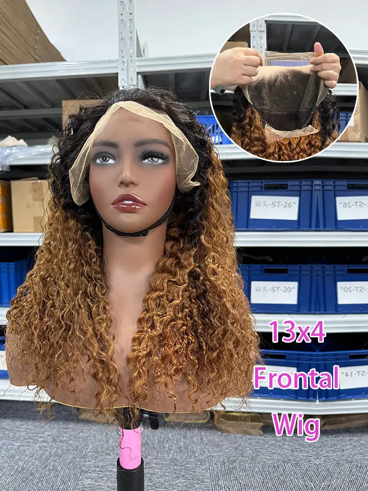 Frontal Wig 13x4 Water Wave 1B/30# aishair