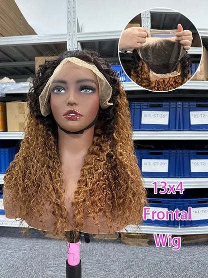 Frontal Wig 13x4 Water Wave 1B/30# aishair