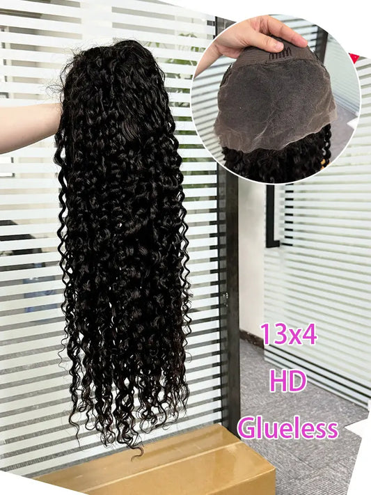 Frontal Wig 13x4 HD Glueless Water Wave aishair