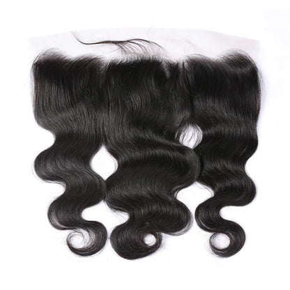 Wholesale 13x4 Body Wave Swiss Lace Frontral Ear to Ear 100% Brazilian Human Hair Peruvian Malaysian Indian Natural 1B Color Frontrals Weaves Extensions aishair 