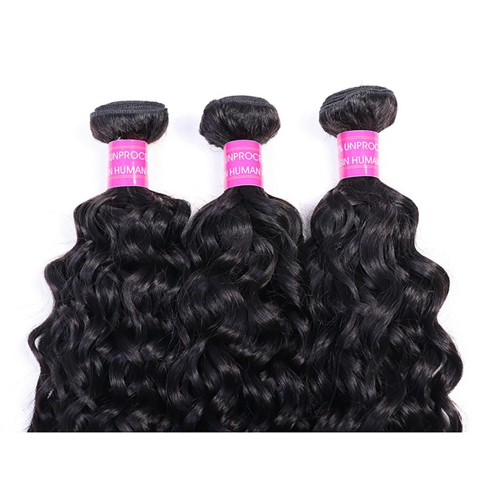 Wholesale Water Weave Hair Bundles 100%  Human Hair Weaves Virgin Hair Water Weave aishair 